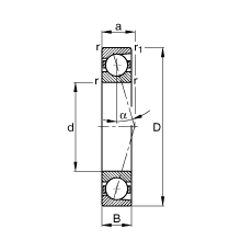 SS B71909-C-T-P4S, {Ɍb|  = 15㣬ƹ