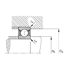 S 6302-2Z,  DIN 625-1 ˜ʵҪߴ, ɂg϶ܷ