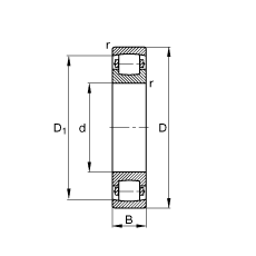 ΝLS 20224-MB,  DIN 635-1 ˜ʵҪߴ