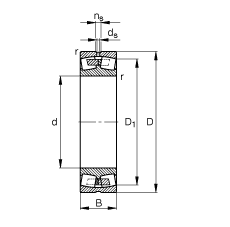 {ĝLS 23052-MB,  DIN 635-2 ˜ʵҪߴ